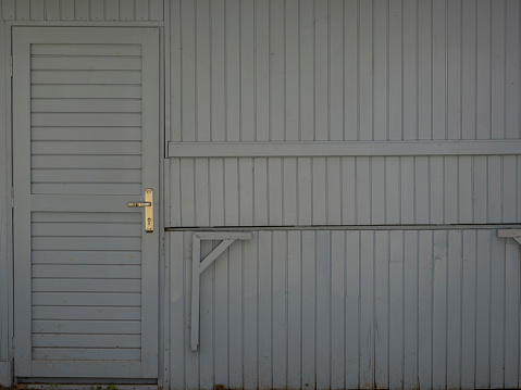 old wooden door