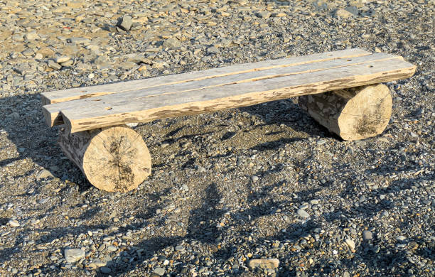 istock A bench made of a log 1492779836