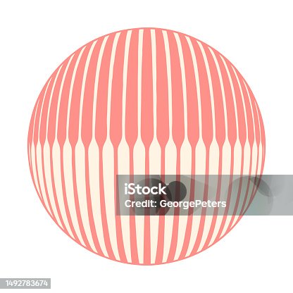 istock 3D Ball with stripes 1492783674