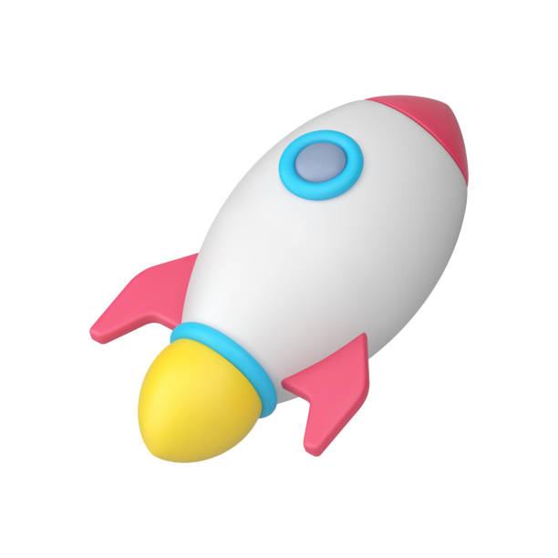 istock Rocket launching spaceship business startup leadership innovation success beginnings 3d icon vector 1492783893