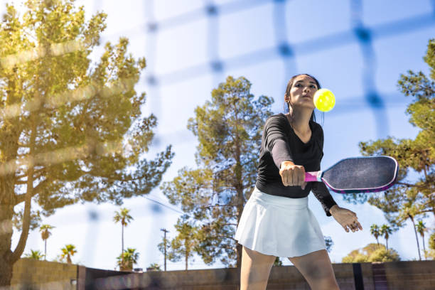 Pickleball stock photo