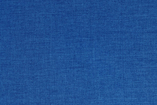 istock Dark blue linen fabric cloth texture background, seamless pattern of natural textile. 1492787574
