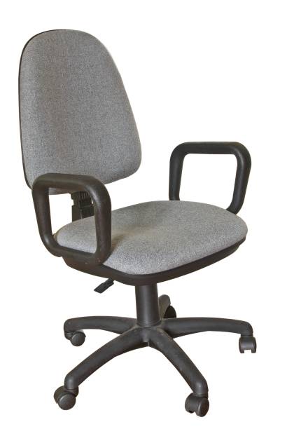 istock closeup office chair on white background 1492792788