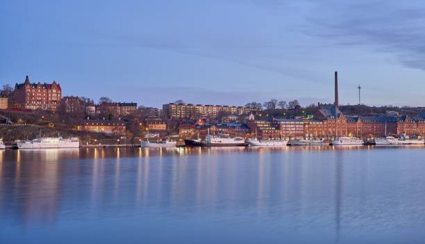 istock Idyllic scene of Sodermalm in Stockholm situated beside a tranquil lake in Sweden 1492796752