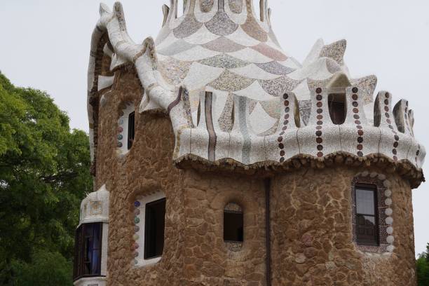 istock Famous historic Antonio Gaudi's Park Guell, Barcelona 1492801458