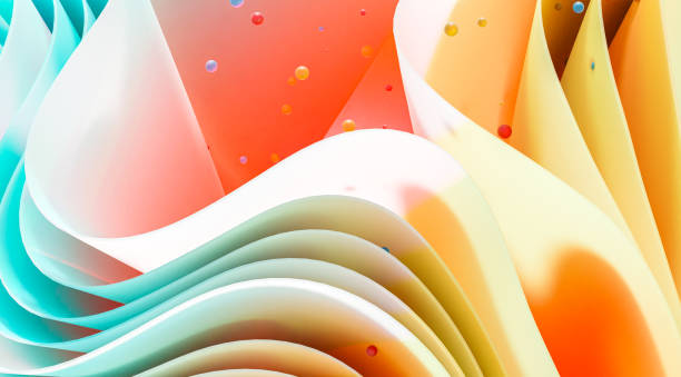 istock Abstract swirl wave background. Flow liquid lines design elemen 1492803724