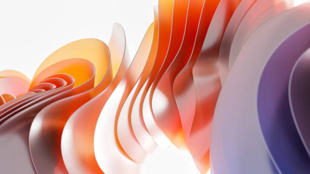 istock Abstract swirl wave background. Flow liquid lines design elemen 1492803856