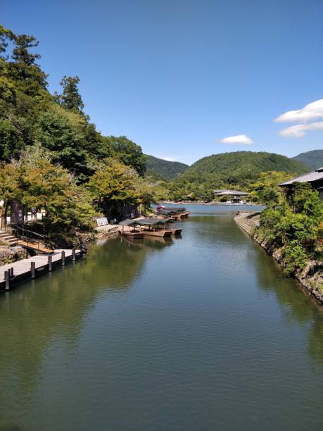 istock Kyoto Japan river summer scenic 1492804013