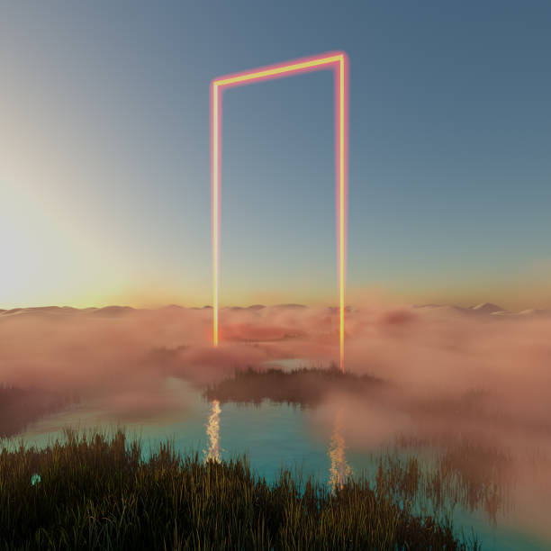 istock Surreal Beautiful Dream land background 1492805491