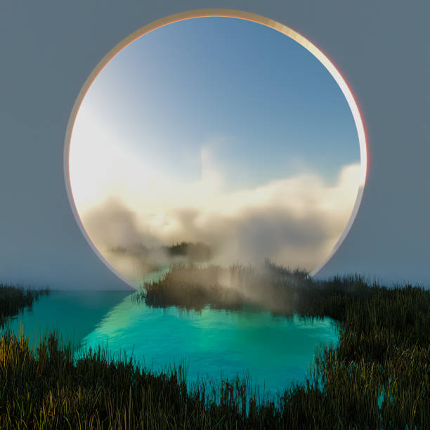 istock Surreal Beautiful Dream land background 1492805699