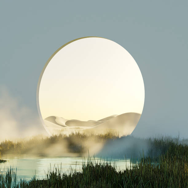 istock Surreal Beautiful Dream land background 1492805751