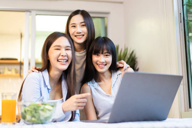 istock Group of female student having a discussion. 1492809784