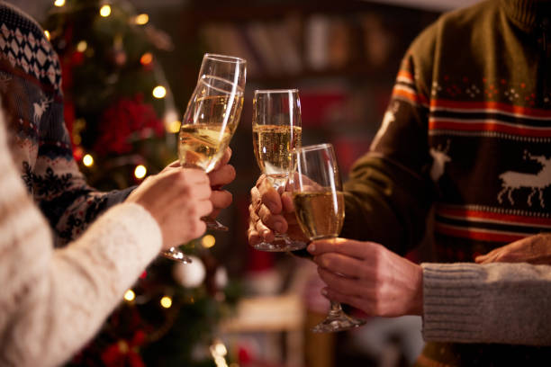 istock Toasting with champagne on New Year's party! 1492809866