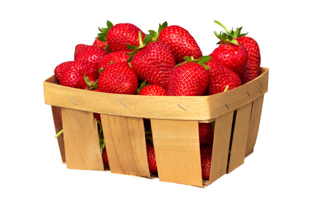 istock strawberries in a box, ripe strawberries in a box isolated from the background 1492813781