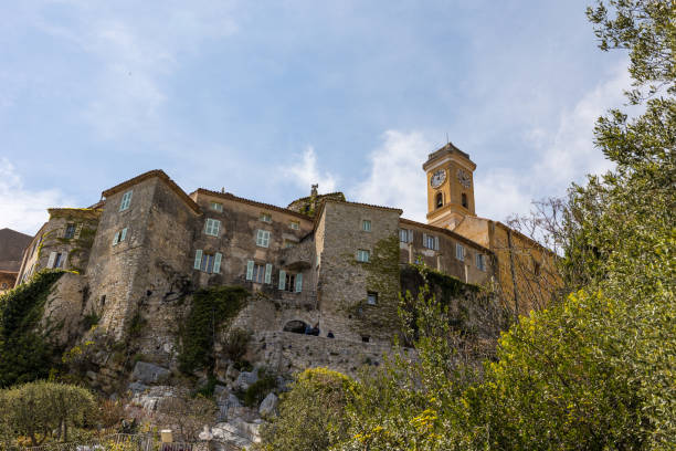 Perched village of Eze from the Nietzsche trail