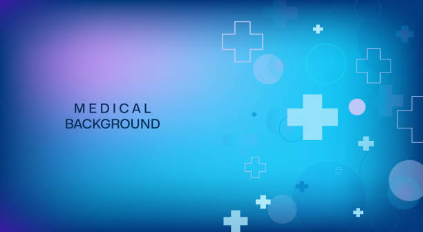 istock Medical molecular background with medical elements, cardiogram. Biotechnological concept, innovative technologies, health care. Vector 1492819486