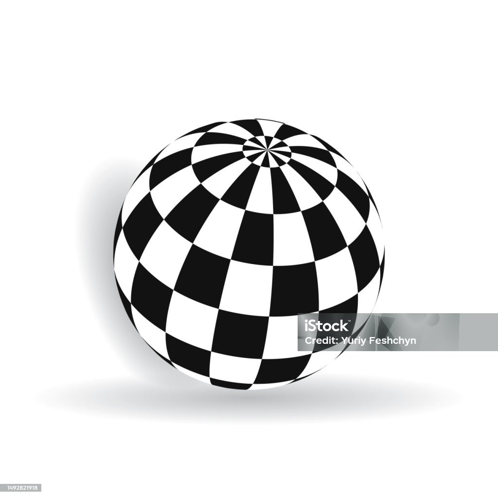 Ball Rectangle Photo Ball With Squares Stock Illustration - Download Image Now - Abstract ...