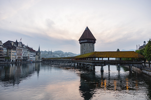Chapel Bridge In Lucerne