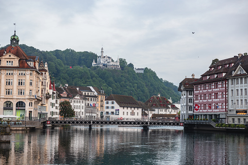 Historic City Of Lucerne And River Reuss