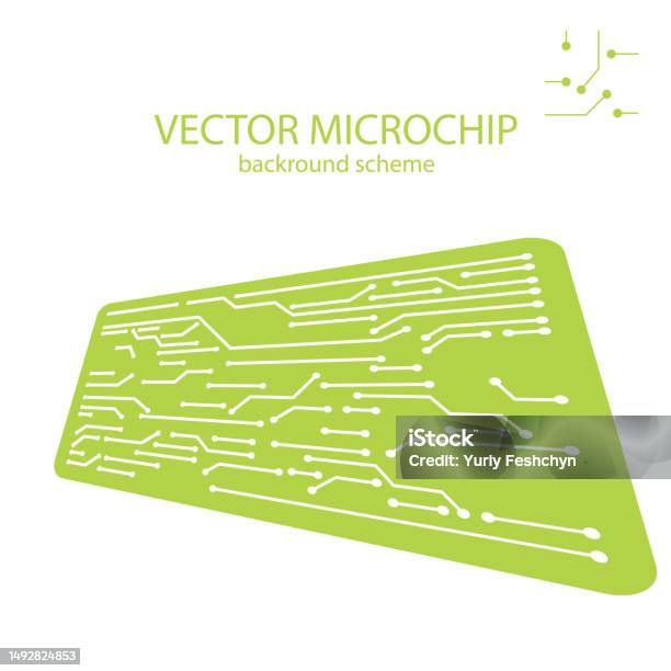 Microchip Drawing Background Vector Microchip Background Stock Illustration - Download Image Now ...
