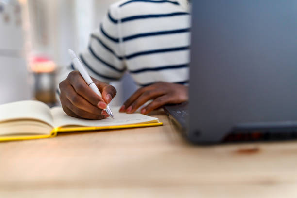 istock A happy African businessman is working from a home office. 1492824988