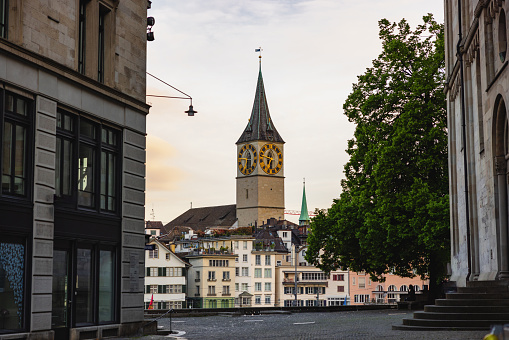 St. Peters Church In Zurich