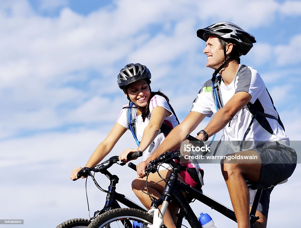 Fahrrad Paar - Lizenzfrei Radfahren Stock-Foto