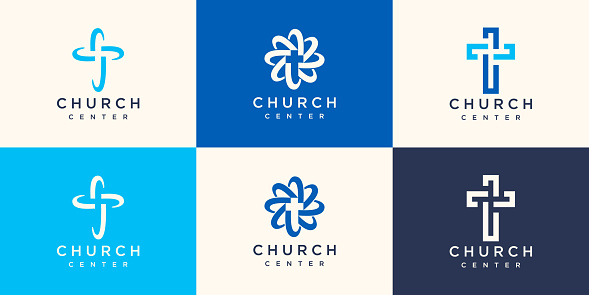 Church vector logo symbol graphic abstract template