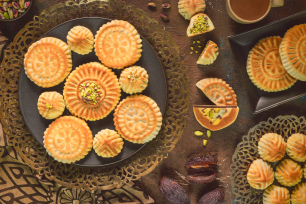 istock Middle Eastern Traditional Dates Cookies 