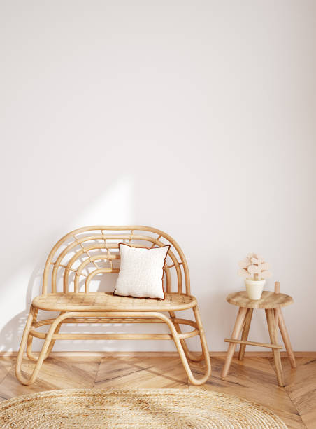 istock White cozy children room interior background, wall mockup 1492844535
