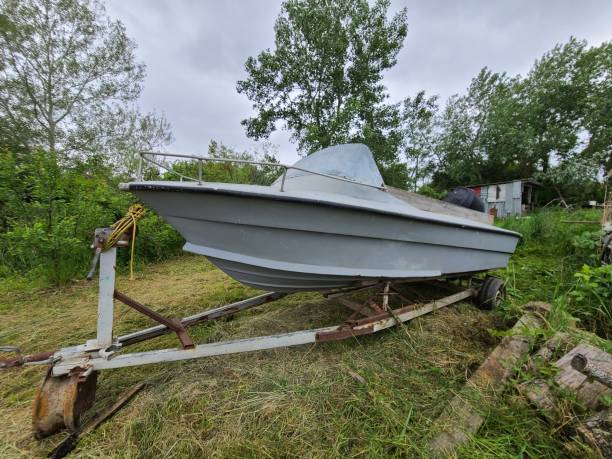 istock Motor boat on the shore 1492858261
