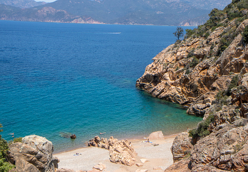 creeks of Piana in Corsica, specially Ficaghjola beach