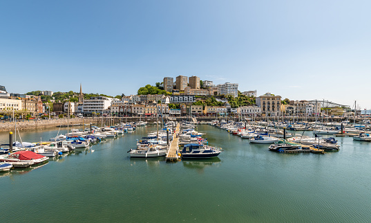 Colorful Panorama of Porto Old City in Portugal.Panoramic Image Composition