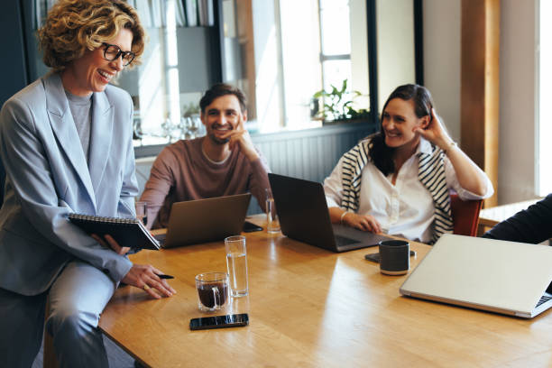istock Tech designers having a meeting with their manager in an office 1492866748