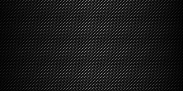 Black metalic carbon fiber texture Dark vector background