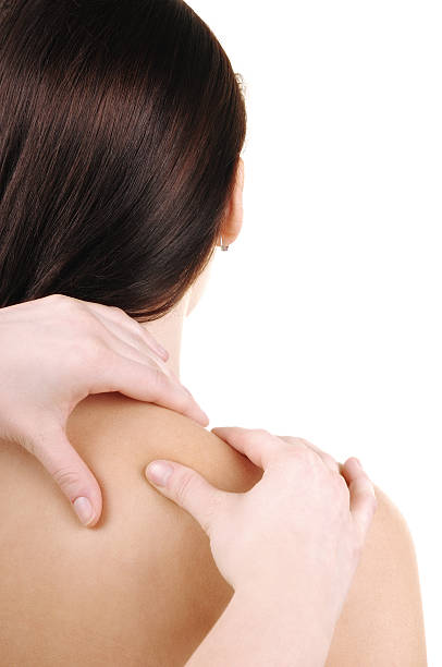 istock neck massage - a young woman 149286996