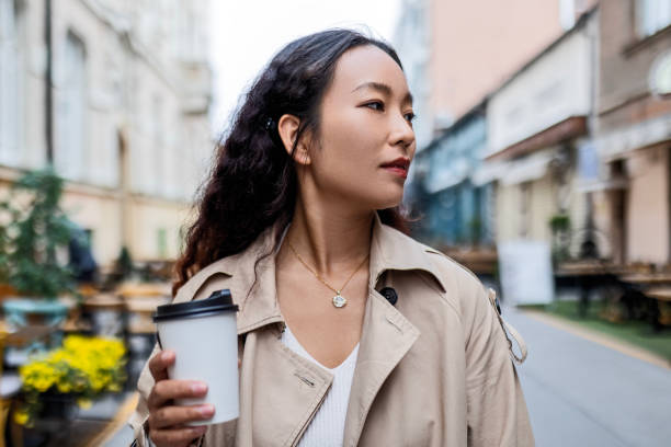istock Young asian businesswoman going to work 1492872461