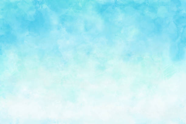 istock Abstract   blue green watercolor background with space for texts. 1492872469