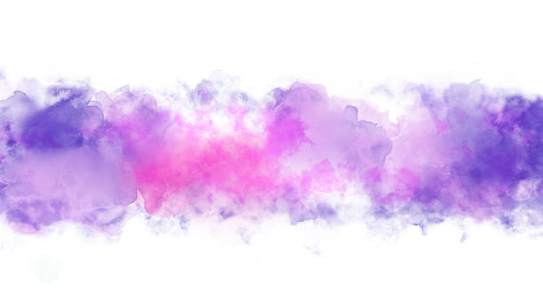 istock Abstract Purple watercolor background. 1492872552