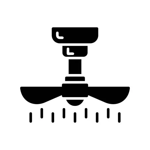 Vector illustration of Ceiling Fan Icon