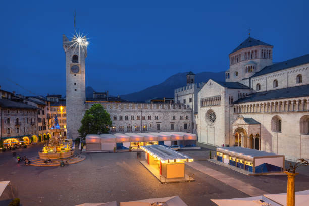 istock Piazza del Duomo in Trento, Italy 1492883235