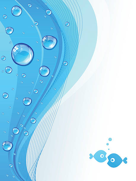 Abstract water background vector art illustration