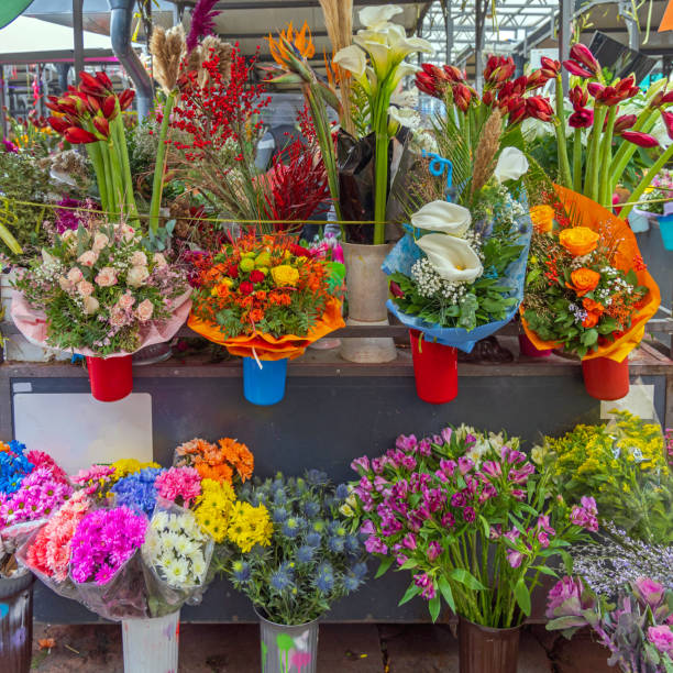 istock Florist Market Stall 1492898543