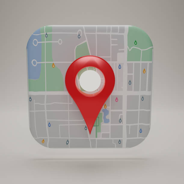 istock GPS. navigator pin checking  with map on white background. Location pin, location map, location icon. 3d rendering illustration. 1492902092