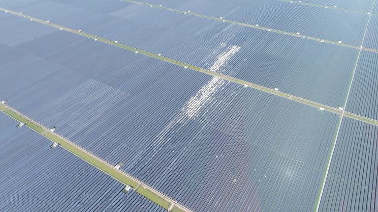 solar power station in sea