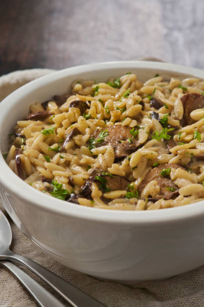 Creamy Mushroom Orzo