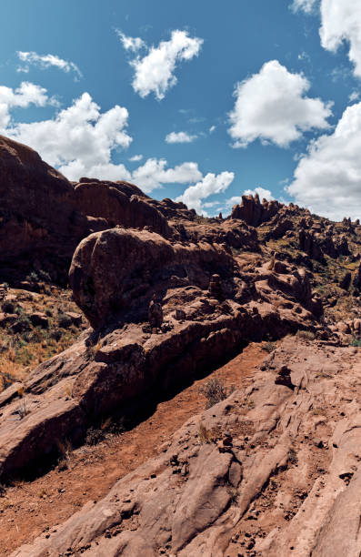 istock Stone mountains in Peru near Aramu Muru 1492926412