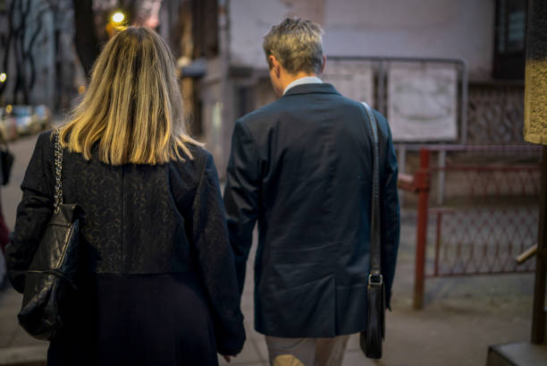 istock Happy senior couple in the walk 1492933392