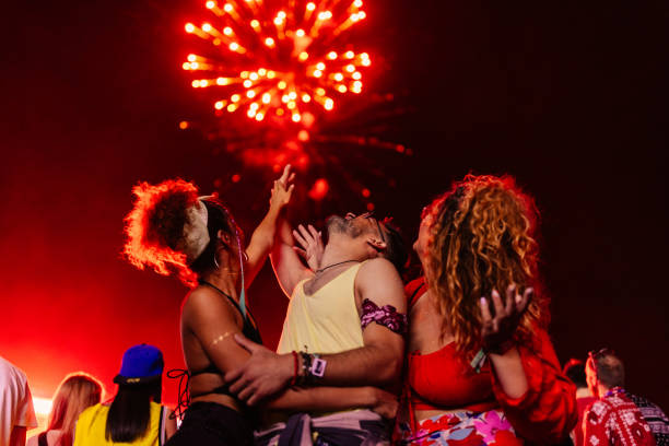 istock Joyous friends at party 1492943350