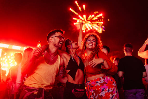 istock Party people at festival 1492943904